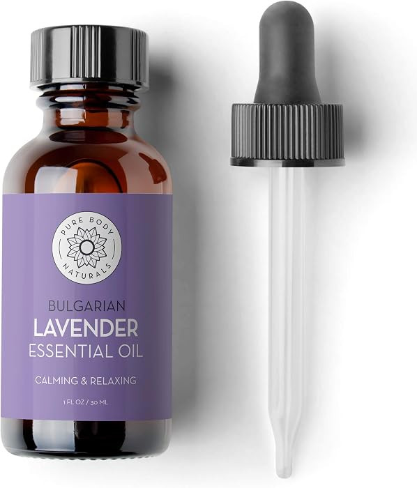 Pure Body Naturals Bulgarian Lavender Essential Oil by Pure Body Naturals, 1 Fluid Ounce - 100% P... | Amazon (US)