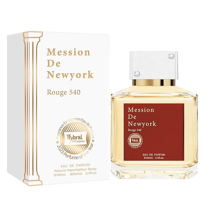Hybrid & Company Mession De New York Rougo 540 Eau De Parfum Natural Spray Fresh Floral Scent, 3.... | Amazon (US)