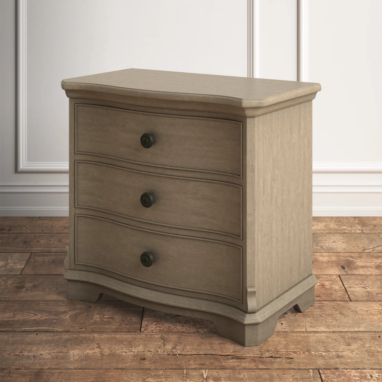 Kelly Clarkson Home Troutt 3 Drawer Bachelor's Chest in Gray & Reviews | Wayfair | Wayfair North America