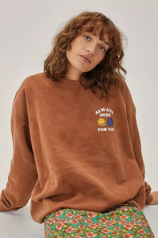 Positivity Pocket Placement Sweatshirt | Nasty Gal (US)