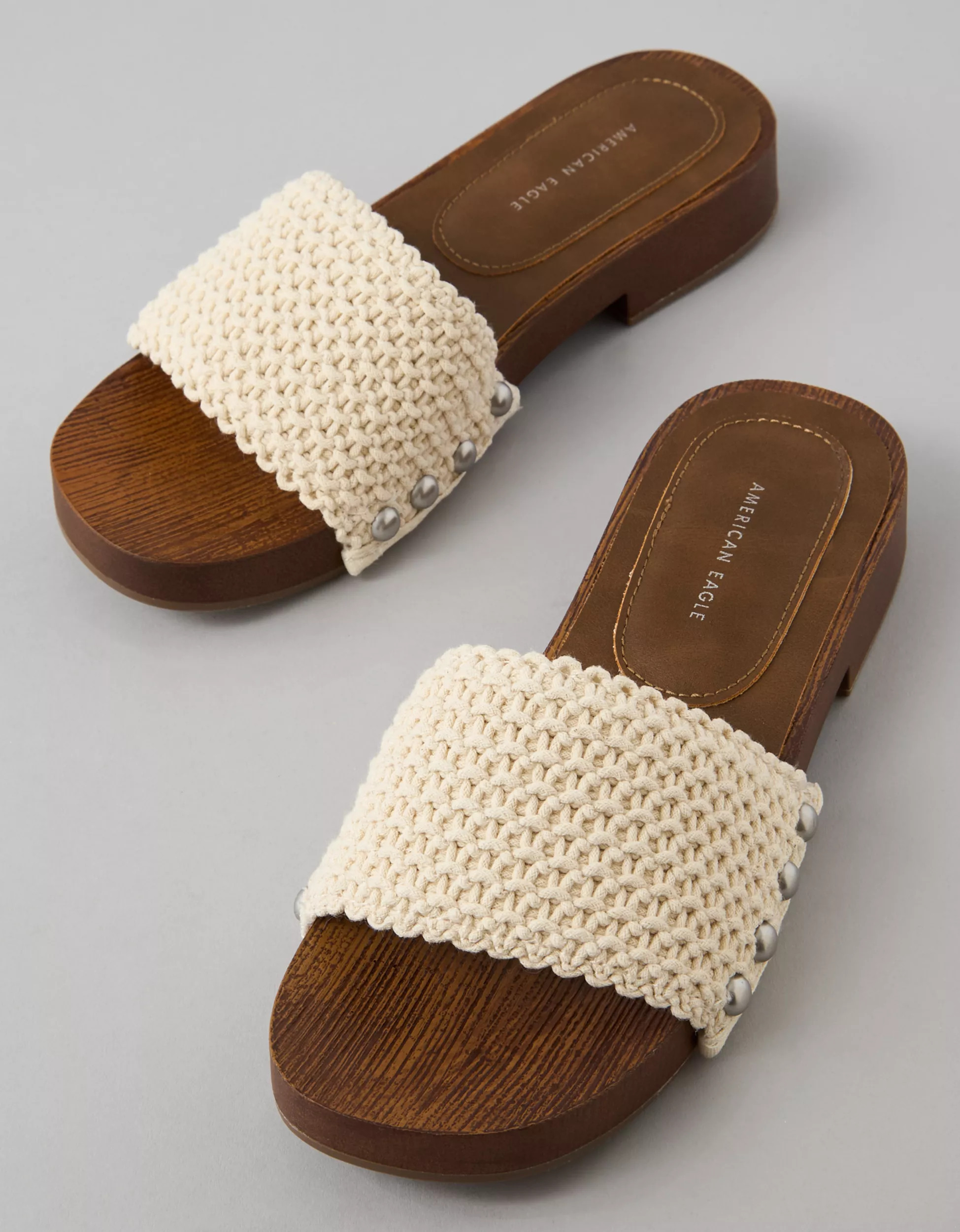 AE Crochet Clog Sandal | American Eagle Outfitters (US & CA)