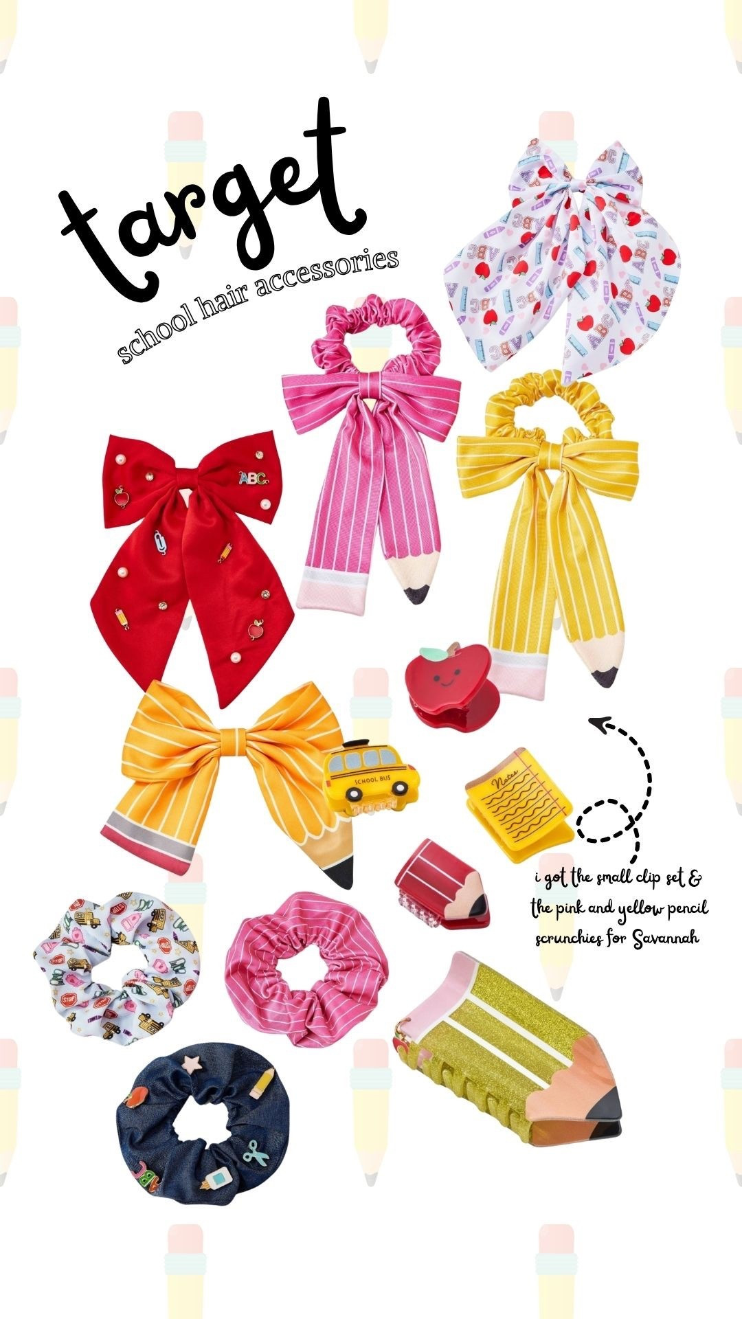 school themed hair accessories ✏️🎀

#LTKStyleTip #LTKKids #LTKBeauty