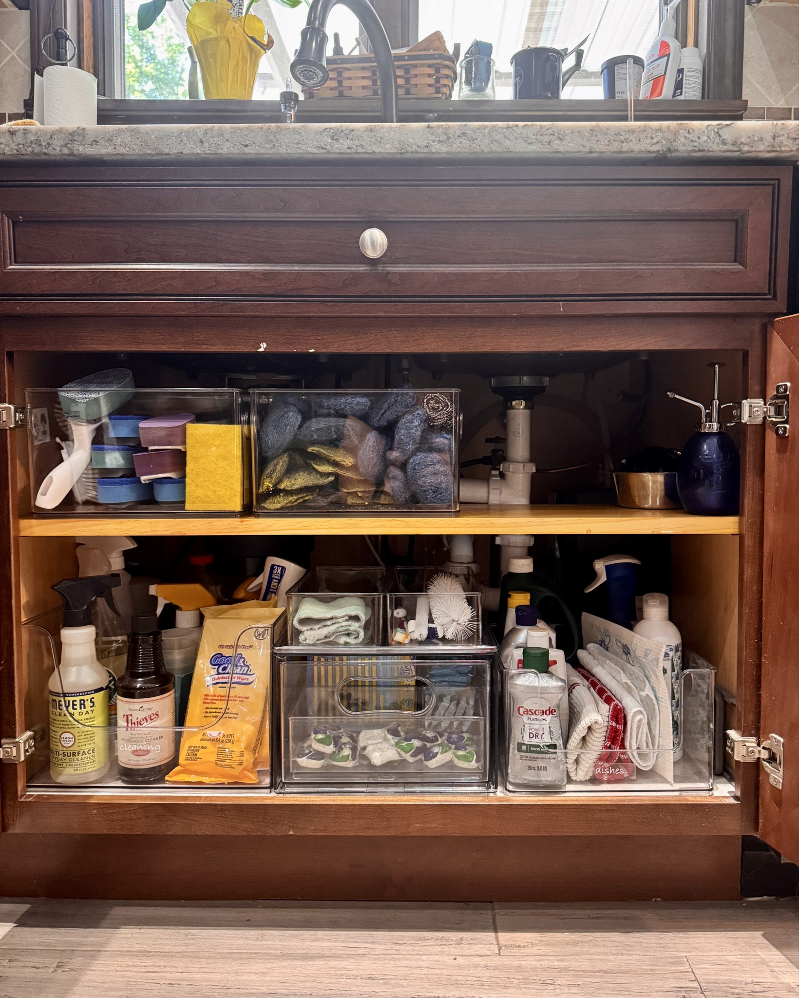 Kitchen: under kitchen sink organization 

sink organization, dishwasher organizer, dishwashing, cleaning supplies, acrylic bins, acrylic drawers, kitchen organization 

#LTKFamily #LTKFindsUnder50 #LTKHome