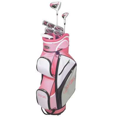 GolfGirl FWS3 Ladies Golf Clubs Set with Cart Bag, All Graphite, Right Hand Pink | Target