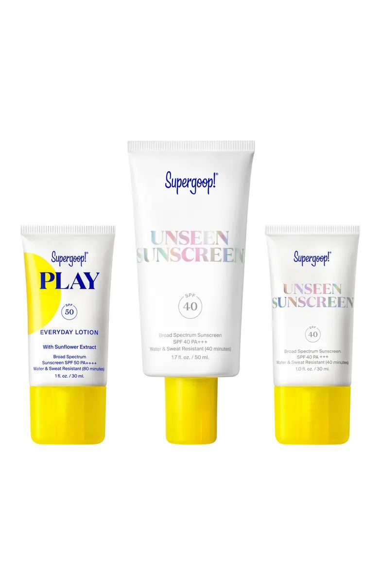 Supergoop!® Unseen & Play Sunscreen SPF 50 Set $78 Value | Nordstrom | Nordstrom
