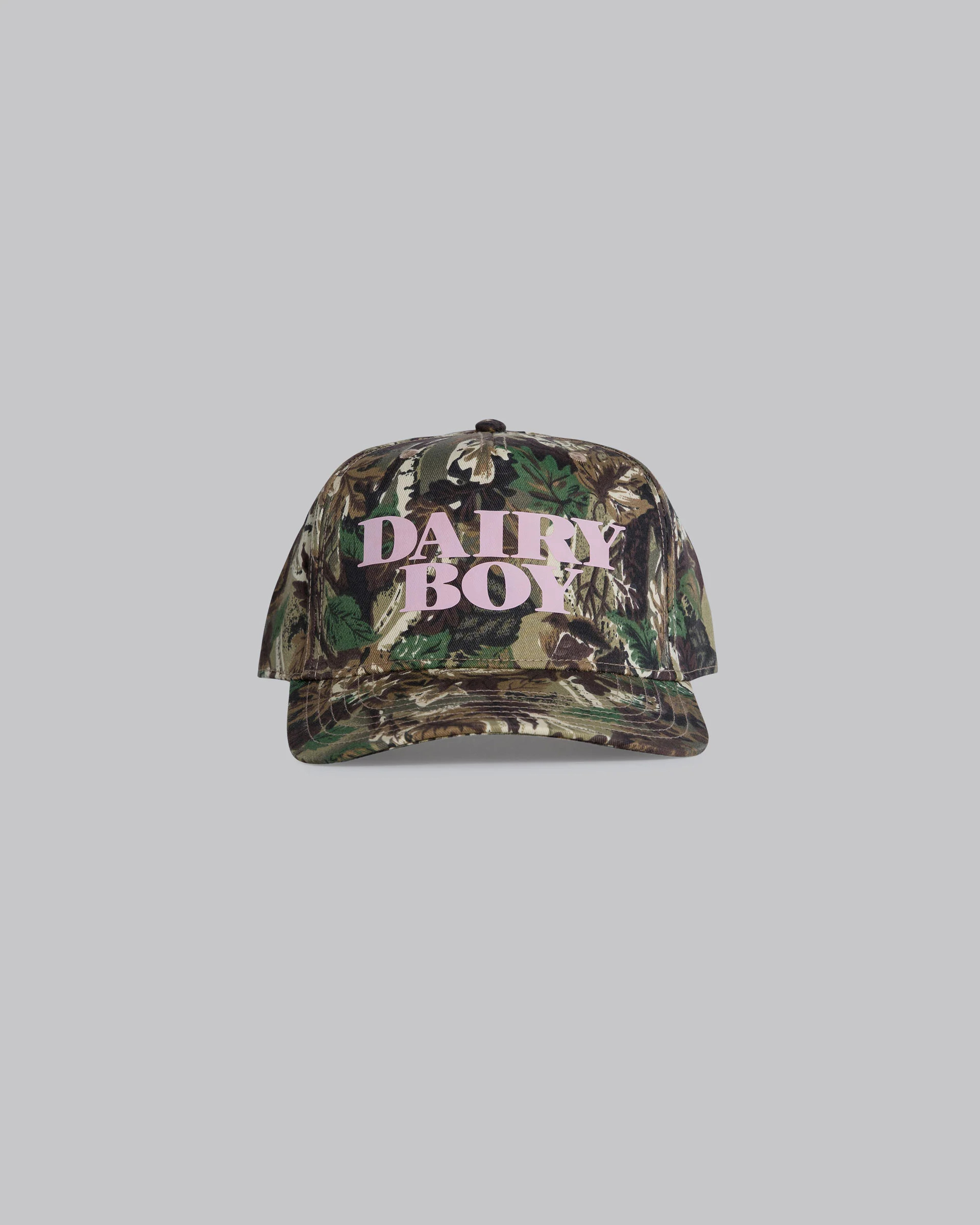 Camo Trucker Hat - Pink | Dairy Boy