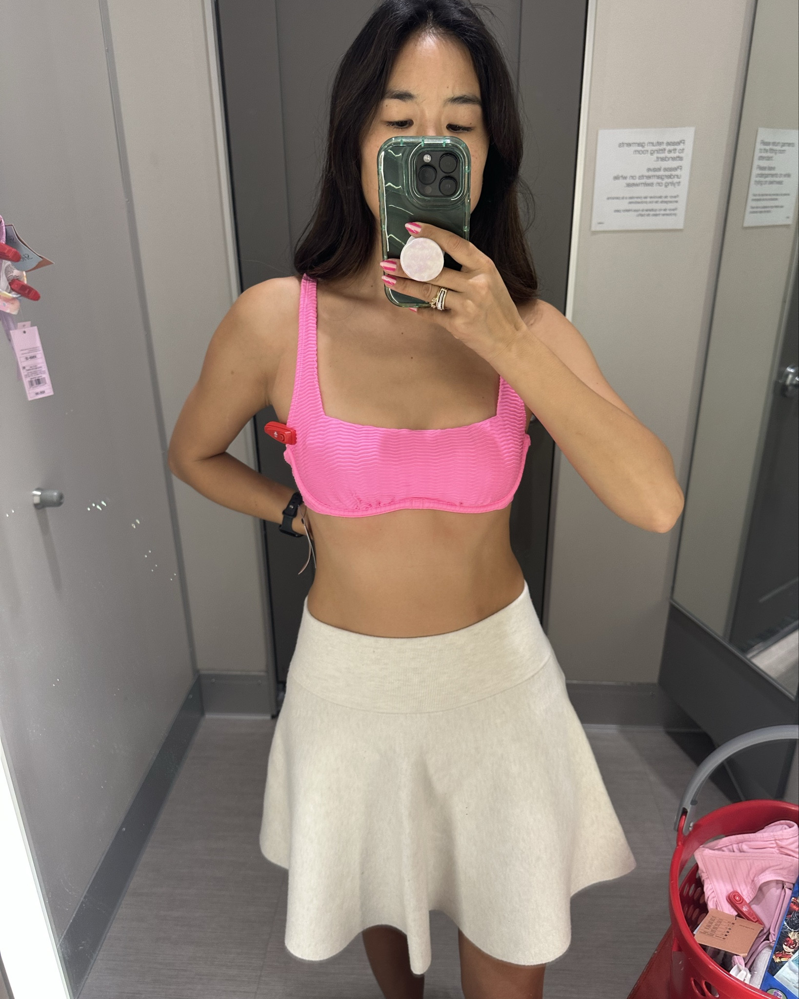Really putting myself out there and trying on bikini tops I thought would fit my itty bitties so you don’t have to. 

#LTKootd #LTKfitnessgoals #LTKActive