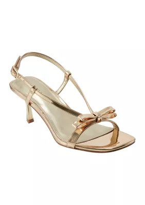 Marc Fisher Women's Danzy Sandals, Gold, 6.5M | Belk