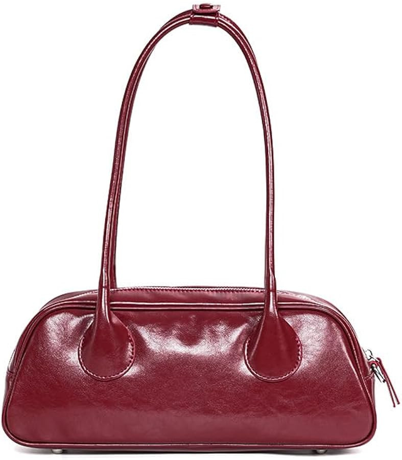 Leather shoulder bag for the underarm area, large capacity women's handbag for daily use | Amazon (US)