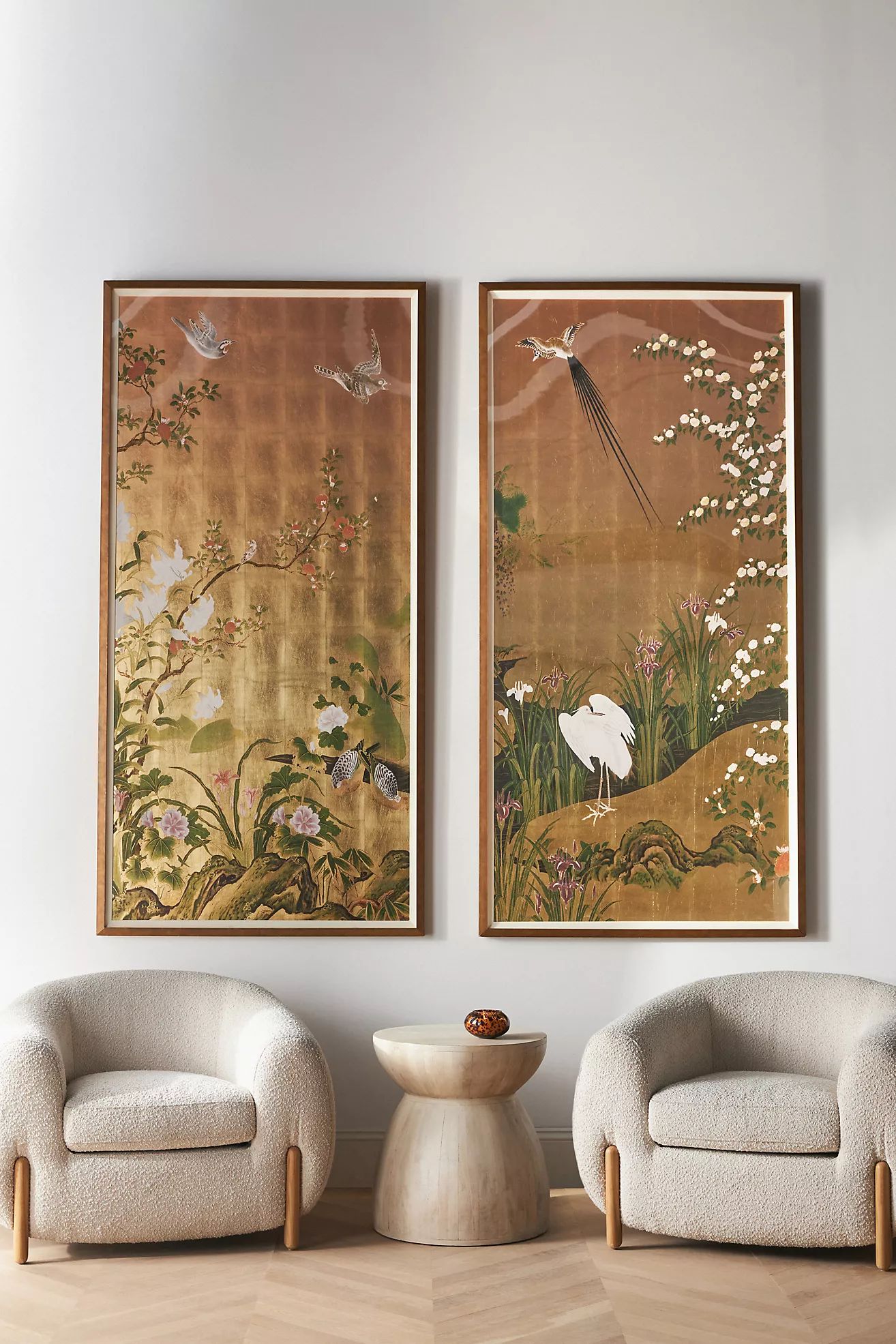 Golden Chinoiserie Wall Art curated on LTK