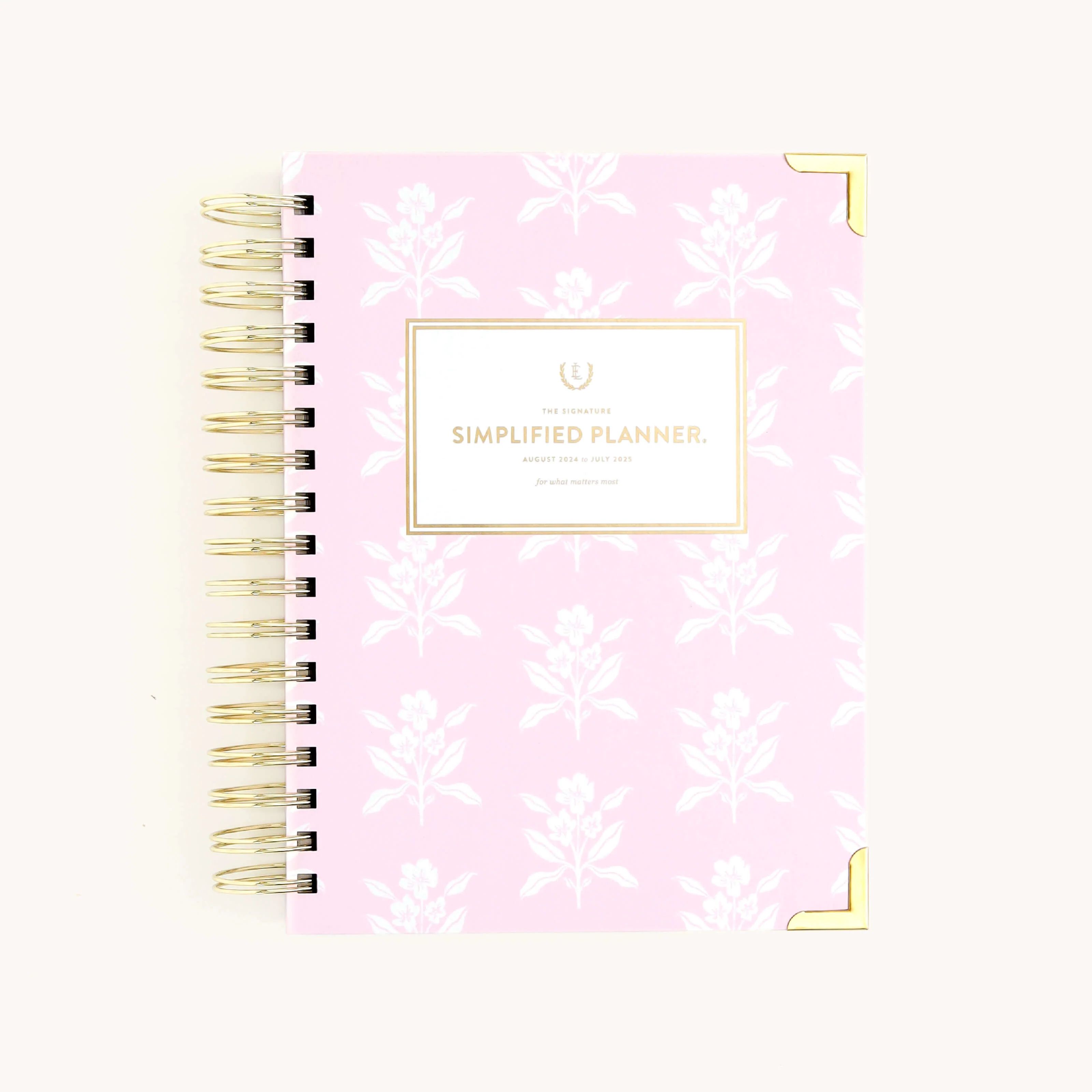 2024-2025 Daily, Simplified Planner, Blush Block | Simplified