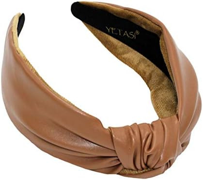 Knotted Headband for Women are Unique. Camel Leather Headbands for Women are Awesome for Occasion... | Amazon (US)