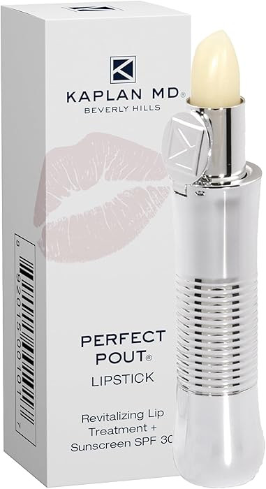KAPLAN MD Perfect Pout Lipstick, Revitalizing Treatment + SPF 30 Sunscreen, 0.11 oz | Amazon (US)