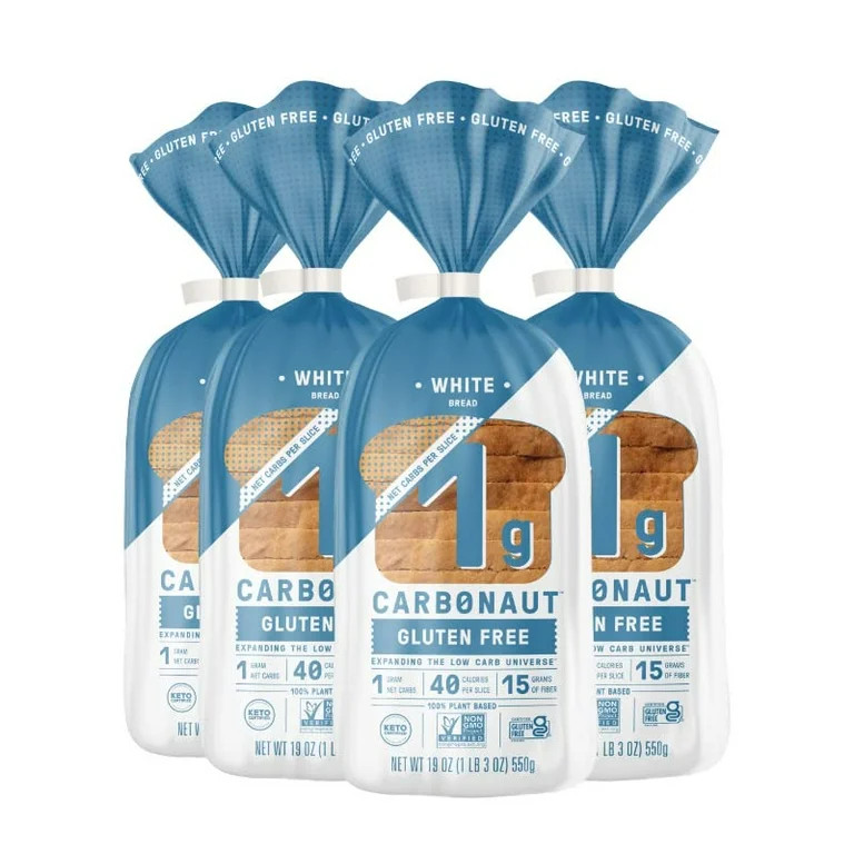 Carbonaut Gluten Free Bread, Low Carb Bread, Keto Bread, Keto-Certified Food, Snack, Meals, Non-G... | Walmart (US)