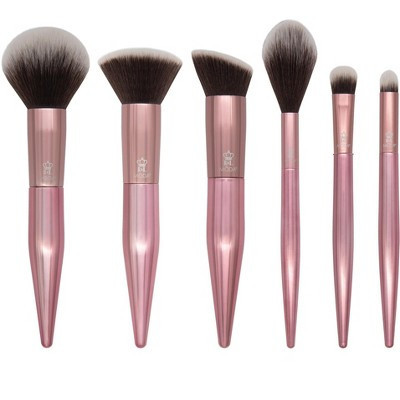 MODA Brush Limited Edition Rose 6pc Makeup Brush Set, Includes- Powder, Complexion, and Eye Makeup Brushes | Target