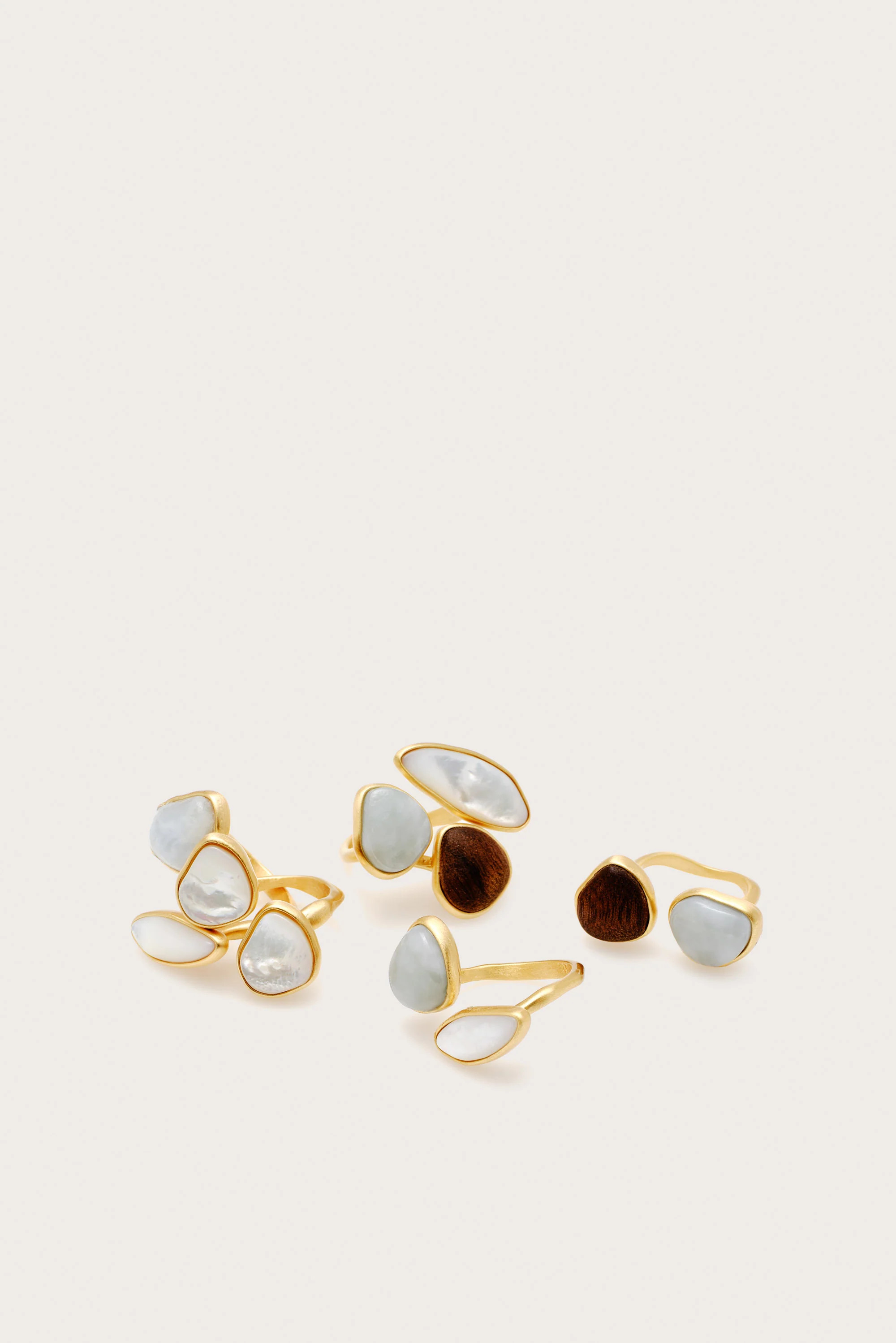 INA RING SET - SAGANO MULTI | Cult Gaia - US