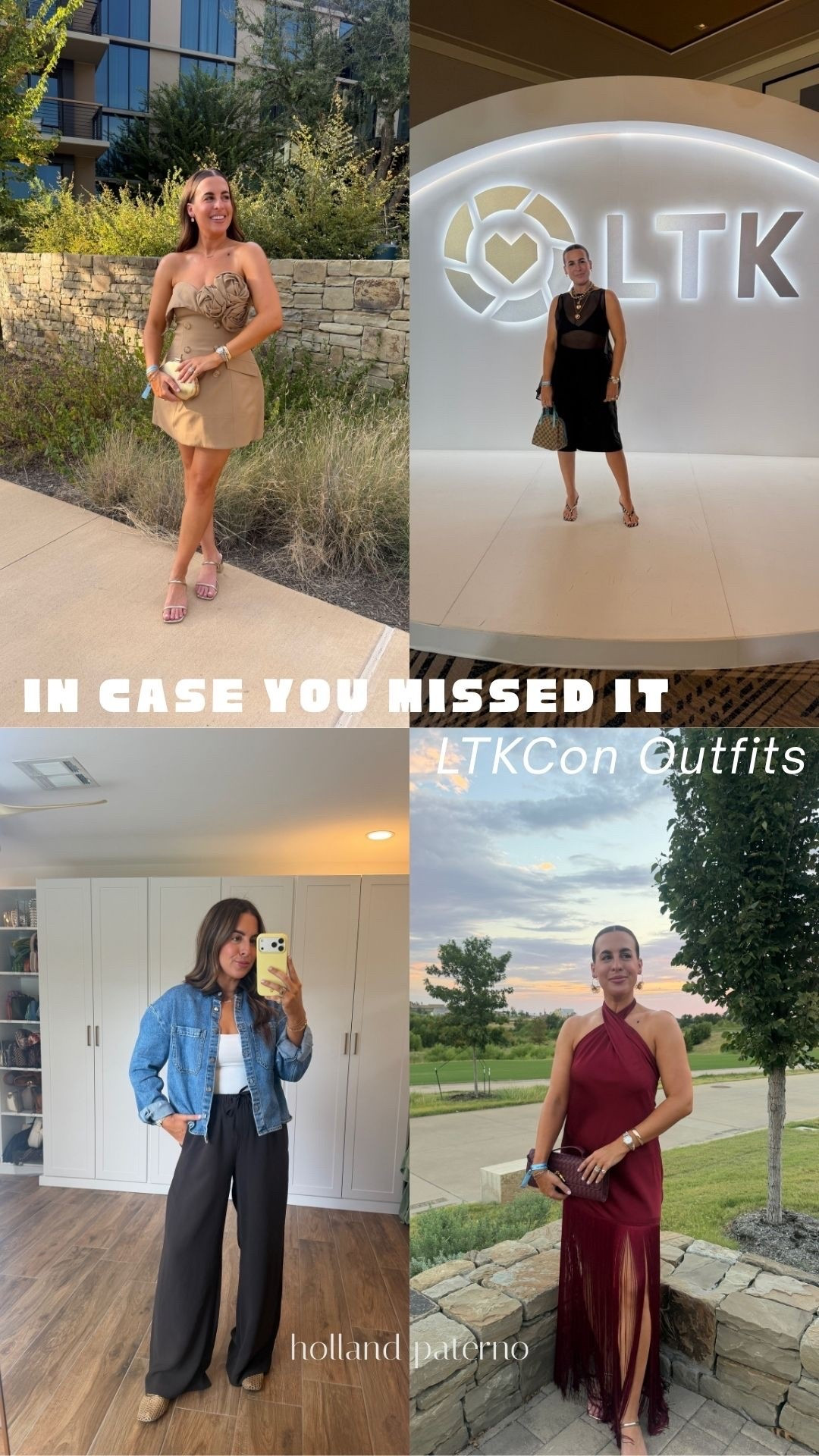 From the travel days to the events! Here is everything I wore!