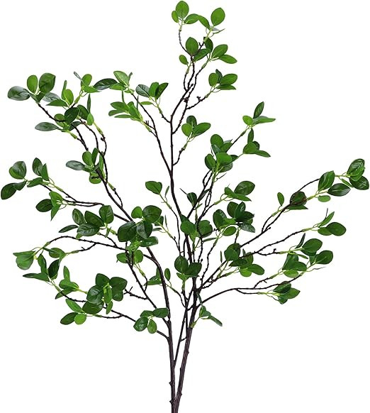 Whonline 43.3inch Artificial Greenery Stems, 2pcs Artificial Greenery Faux Branches for Vase Fill... | Amazon (US)