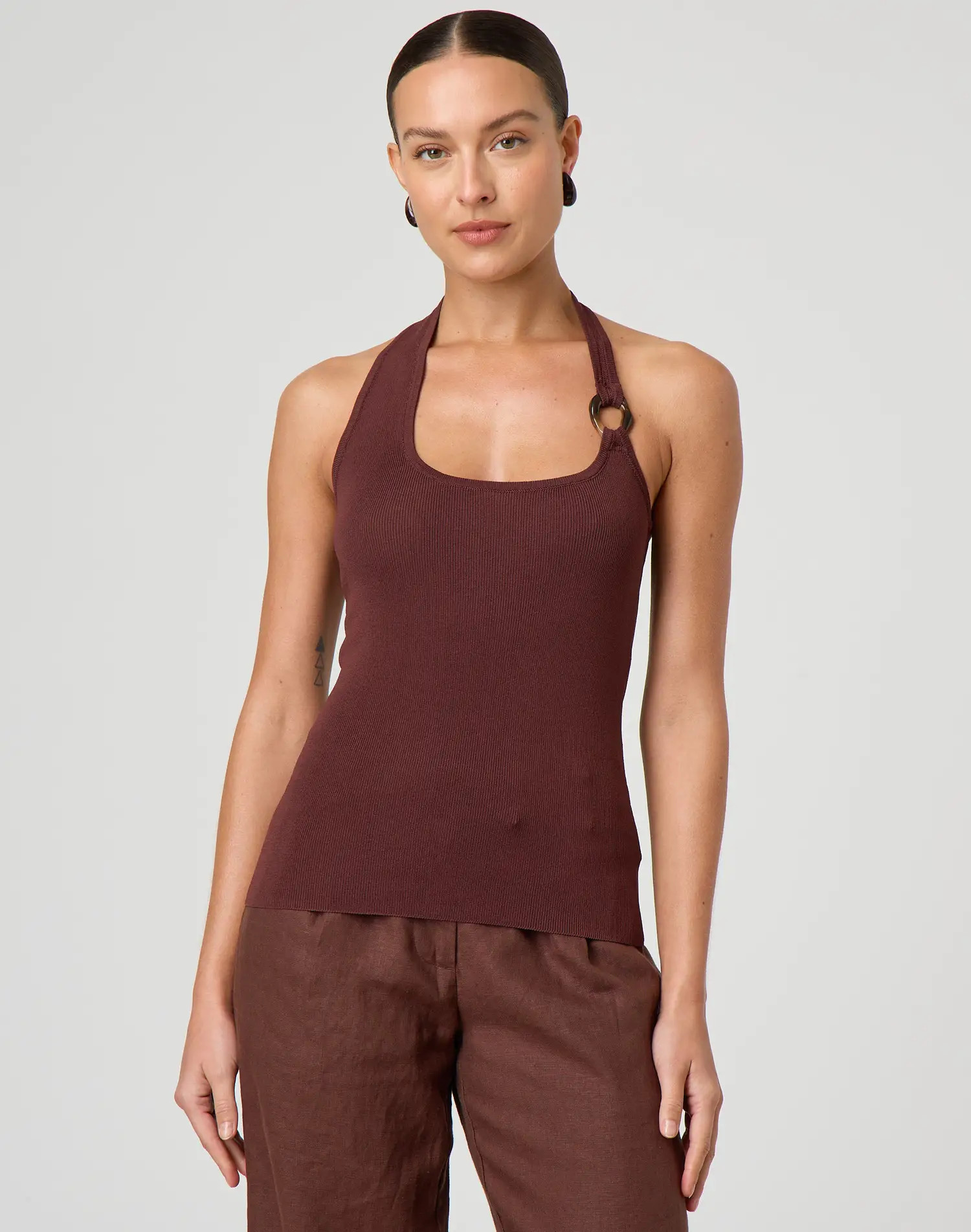 Tort Ring Detail Halter Top | Glassons (Australia)