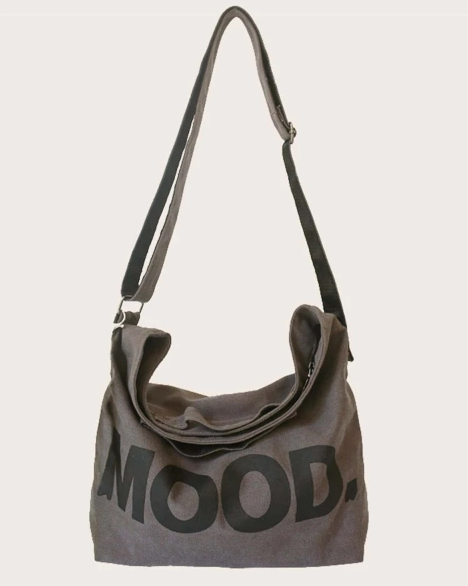 Large Capacity Letter Graphic Tote Bag