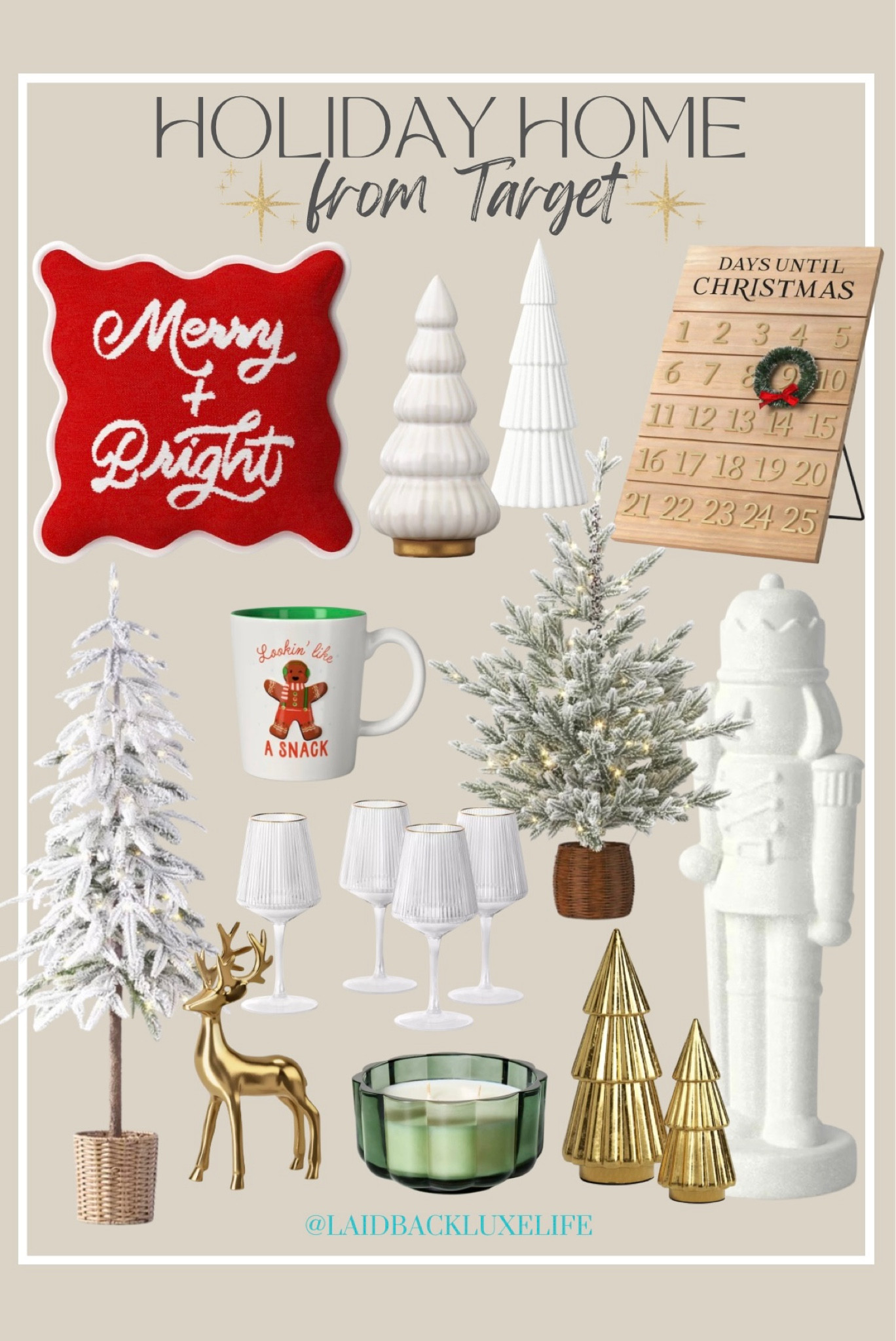 Target Holiday, Target Christmas decor, Target style, avent calendar, Christmas mug, nutcracker, flocked tree, gold metallic deer, gold metallic tree, Christmas countdown, Christmas candle, Christmas pillow, #LaidbackLuxeLife

Follow me for more fashion finds, beauty faves, and lifestyle, home decor, sales and more! So glad you’re here!! XO, Karma

#LTKHoliday #LTKFindsUnder50 #LTKHome