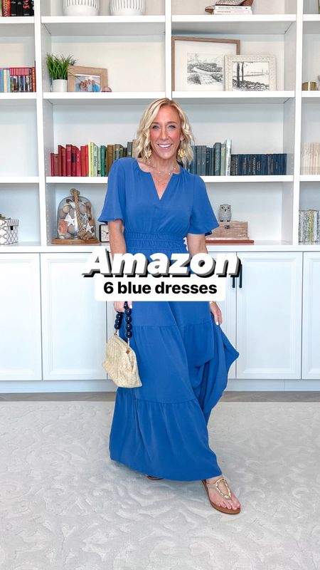 Blue (and blue & white) dresses + 1 jumpsuit from Amazon.
All fit tts (I’m a size small).


#LTKVideo #LTKSeasonal #LTKFindsUnder50