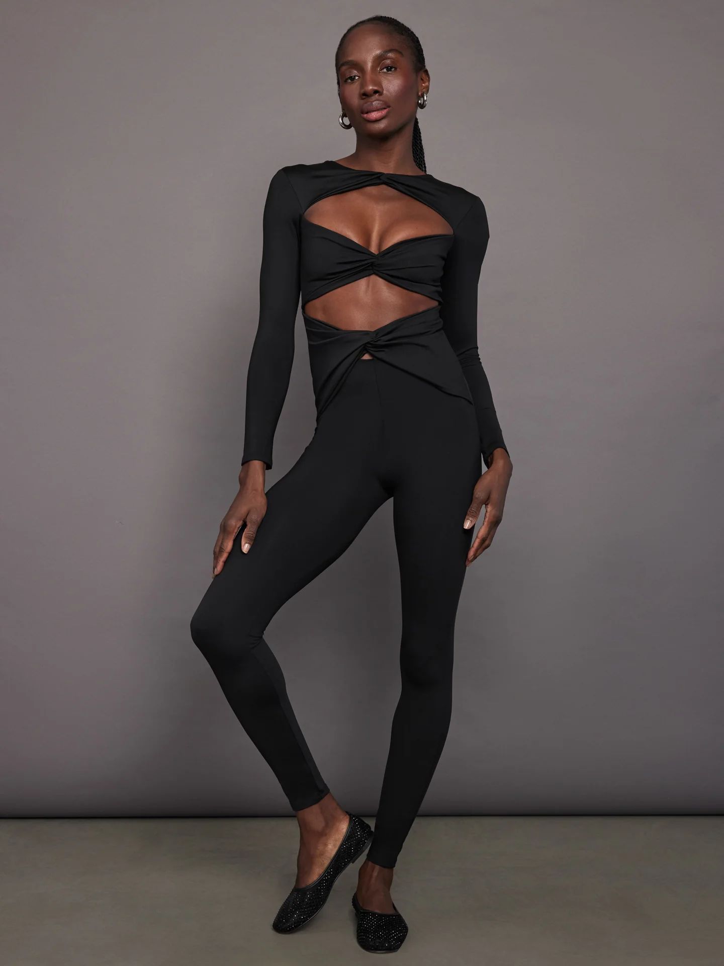 Lauren Active Suit Long Sleeves - Black | Carbon38