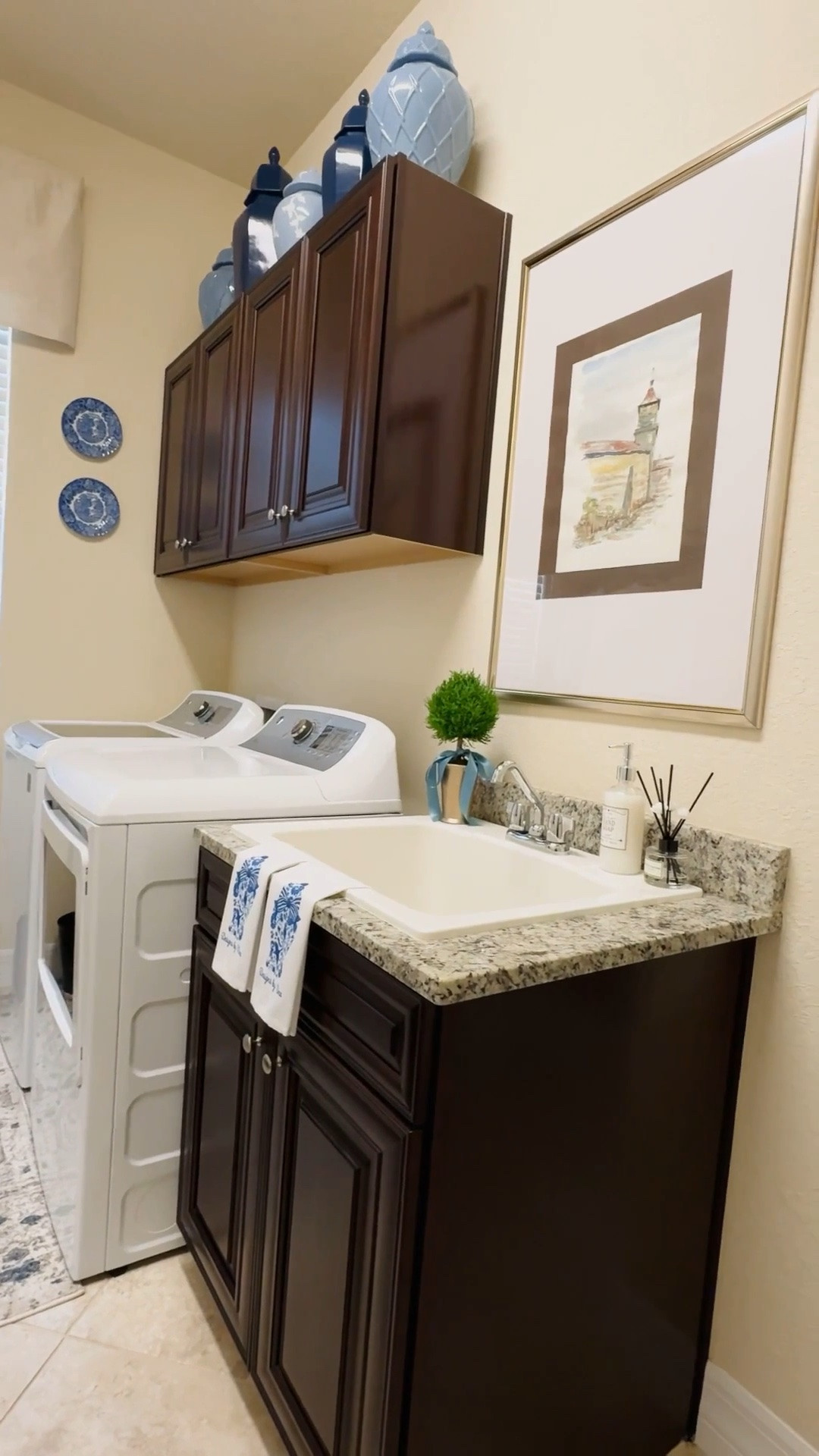 A beautiful blend of style & function in our laundry room/mudroom!🤎💙🩵

Utility Room Decor | Laundry Room | Mudroom Essentials | Home Organization | Home Refresh | Blue & Brown Decor | Builder Grade Upgrades | Amazon Home #amazon

#LTKHome #LTKSeasonal