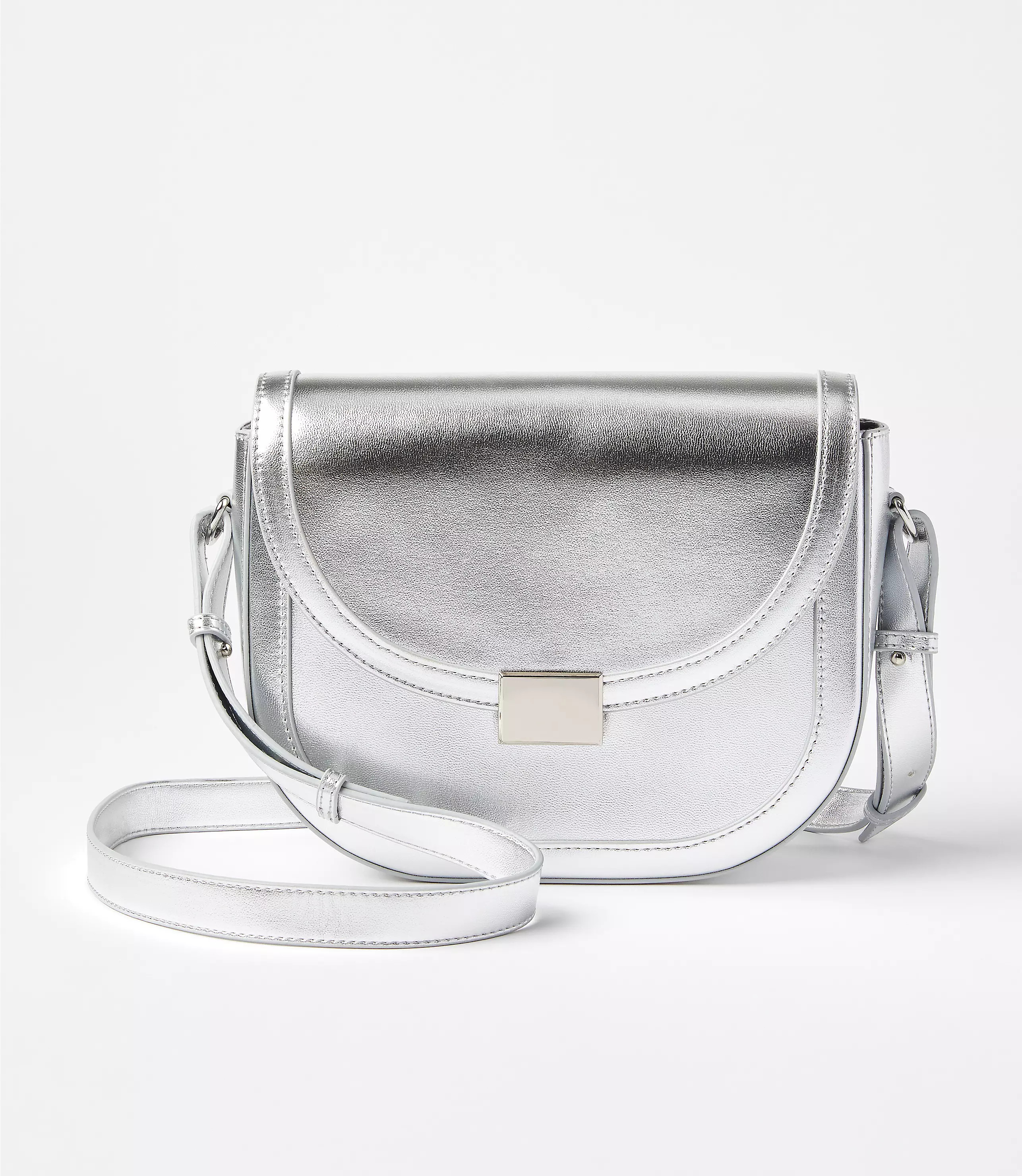 Metallic Shoulder Bag | LOFT