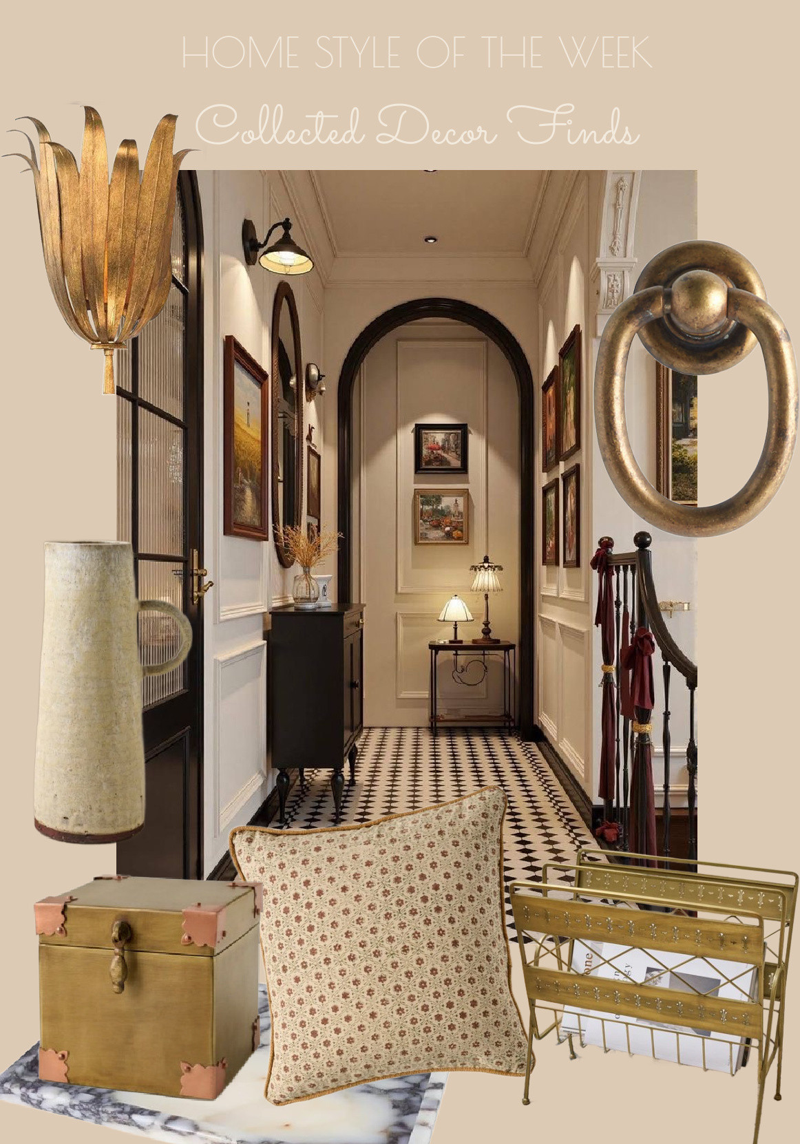 Collected home interior finds of the week for a cozy, vintage-inspired, timeless style  

 #LTKHome