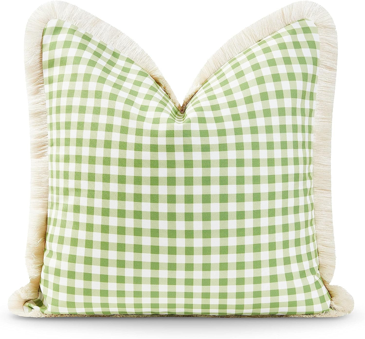 Hofdeco Premium Coastal Patio Indoor Outdoor Pillow Cover Only, 20"x20" Water Resistant for Backy... | Amazon (US)