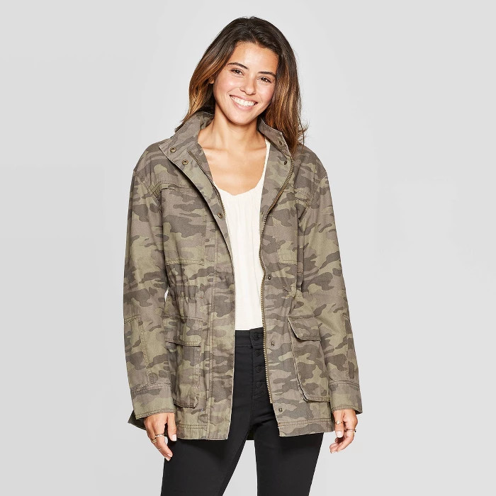 Women's Camo Print Utility Anorak Jacket - Universal Thread™ | Target