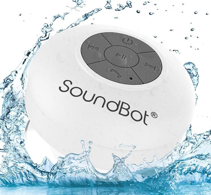 Soundbot SB510 HD Water Resistant Bluetooth Shower Speaker, Handsfree Portable Speakerphone with ... | Amazon (US)