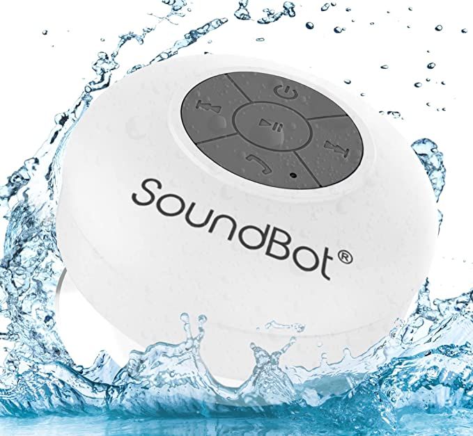 Soundbot SB510 Bluetooth Shower Speaker HD Water Resistant Bathroom Speakers, Handsfree Portable ... | Amazon (US)