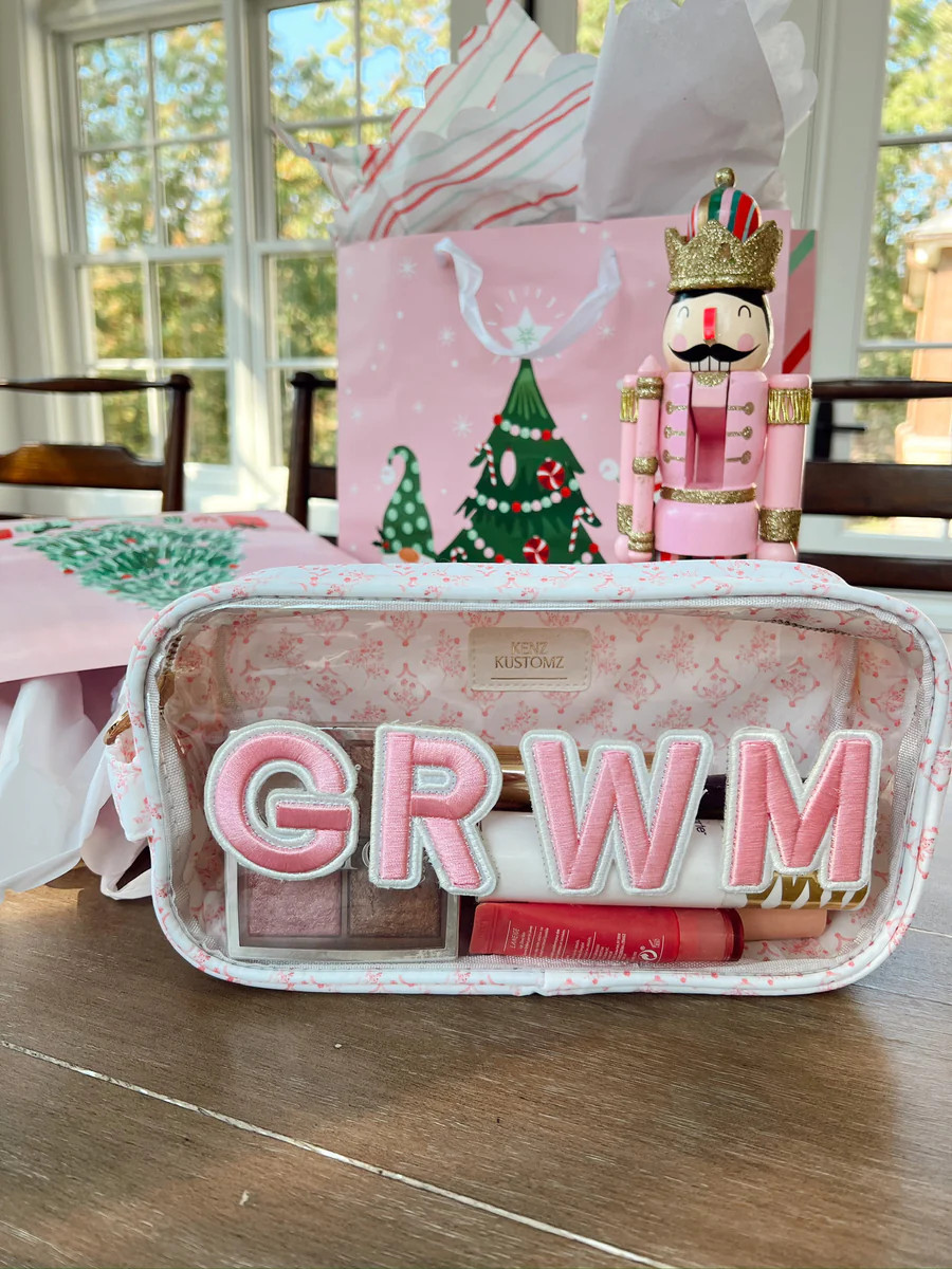 GRWM Bag - Pink Toile | KenzKustomz