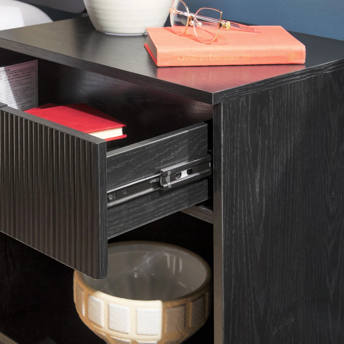 Wade Logan® Bracho 1-Drawer Nightstand with Open Cubby & Reviews | Wayfair | Wayfair North America