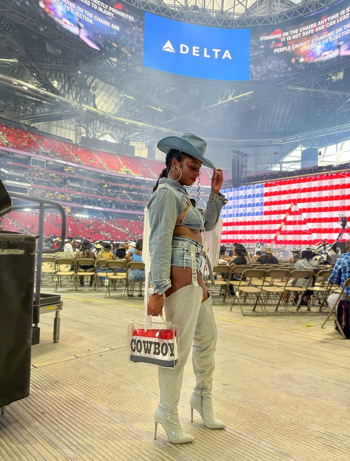 Cowboy Carter All Denim Concert Outfit 