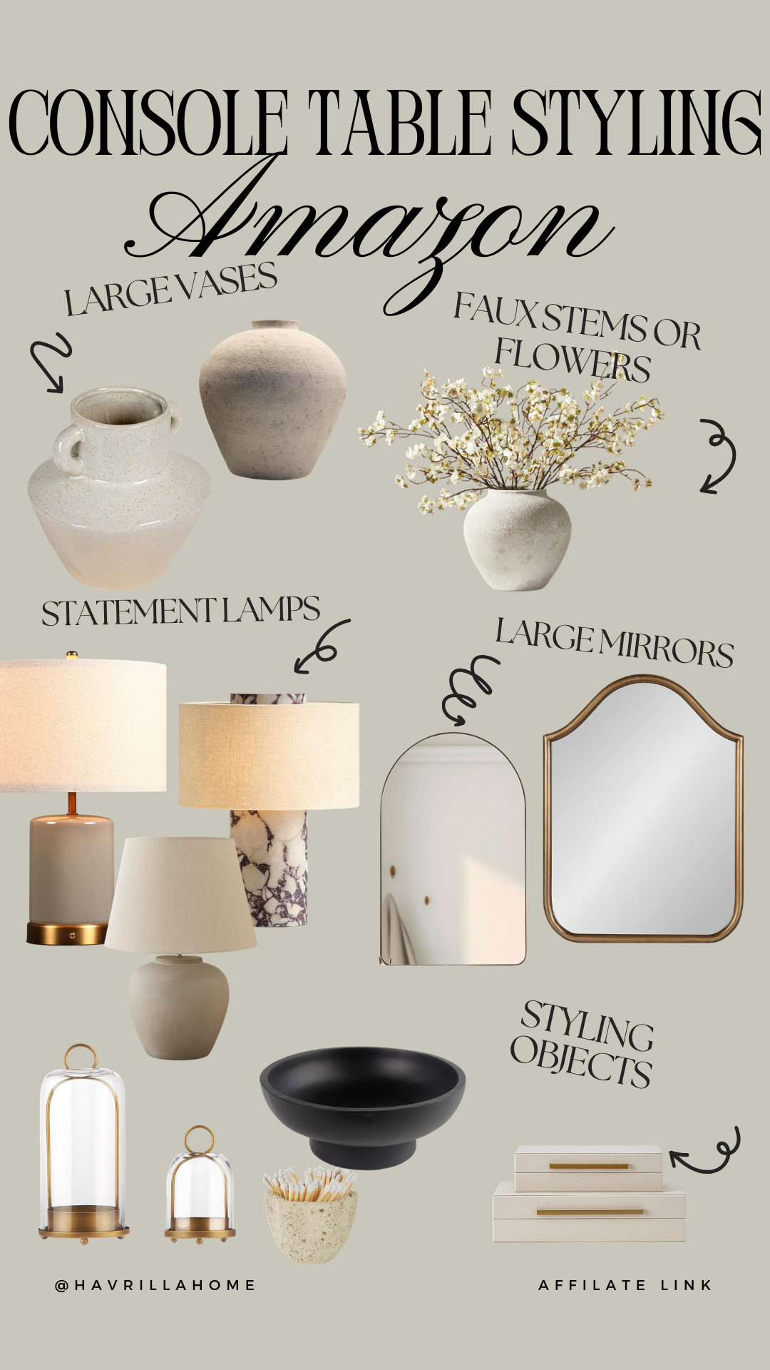 Console table styling ideas, console table decor, amazon console table decor, entry table styling tips, large vase decor styling, faux stems home decor, statement table lamps decor, decorative mirrors home styling, styling objects home decor, coffee table books decor, decorative boxes styling, modern console table decor, neutral home styling ideas, organic modern decor styling, entryway styling inspiration, affordable home styling amazon, interior styling tips, home decor layering ideas, minimalist console styling, interior design styling tips 

 

#LTKHome