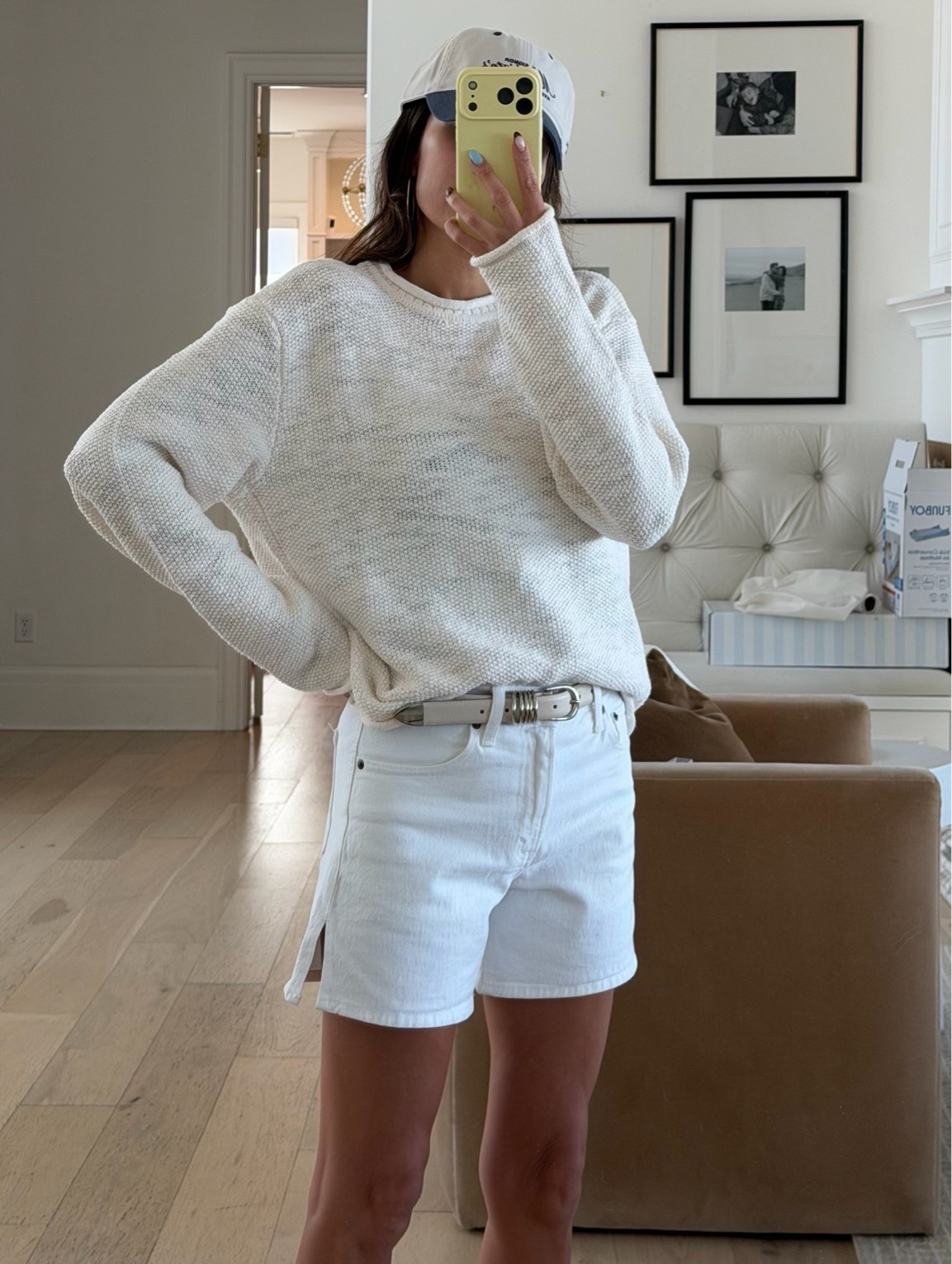 #AbercrombiePartner my outfit is on sale right now @abercrombie ✨ use code: AFLTK for extra 20% off!

This white sweater is the perfect summer sweater - so lightweight and comfy!  I’m wearing size small

#LTKootd #LTKOver40 #LTKSaleAlert