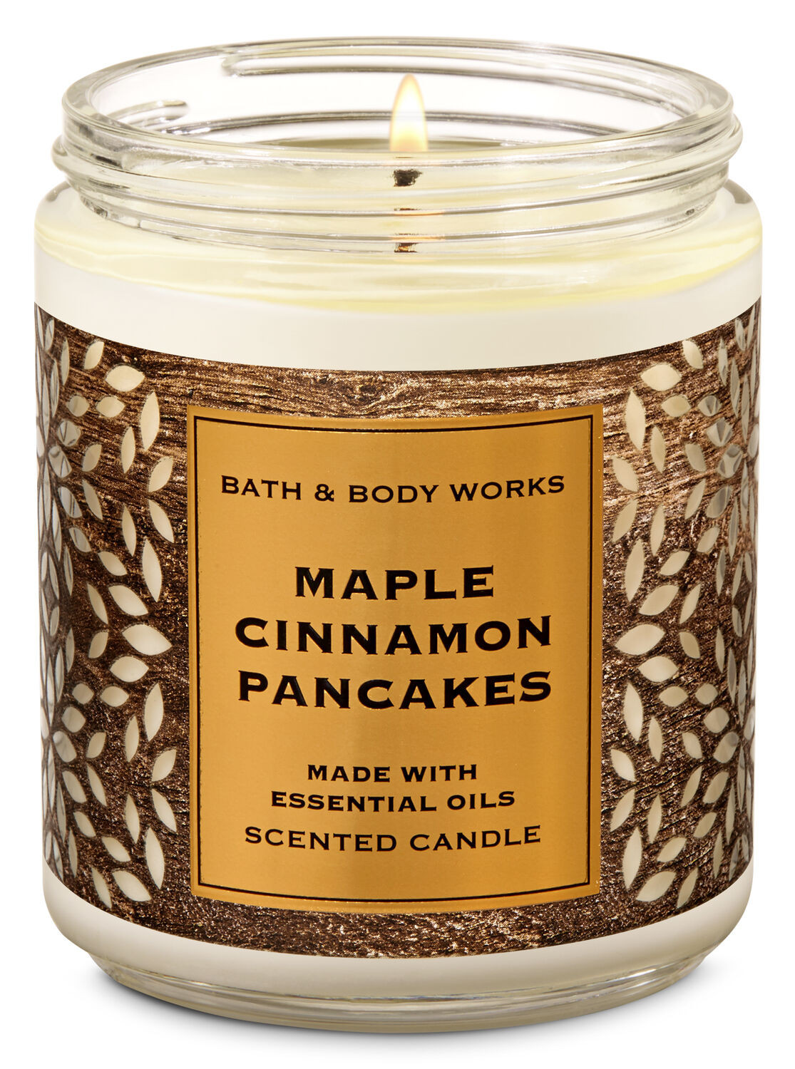 Maple Cinnamon Pancakes Single Wick Candle | Bath & Body Works
