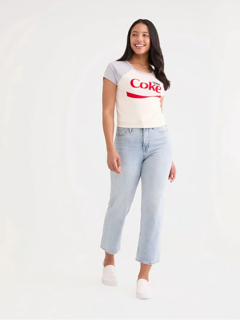 Diet Coke Women’s Graphic Baby Tee, Sizes XXS-XXL | Walmart (US)