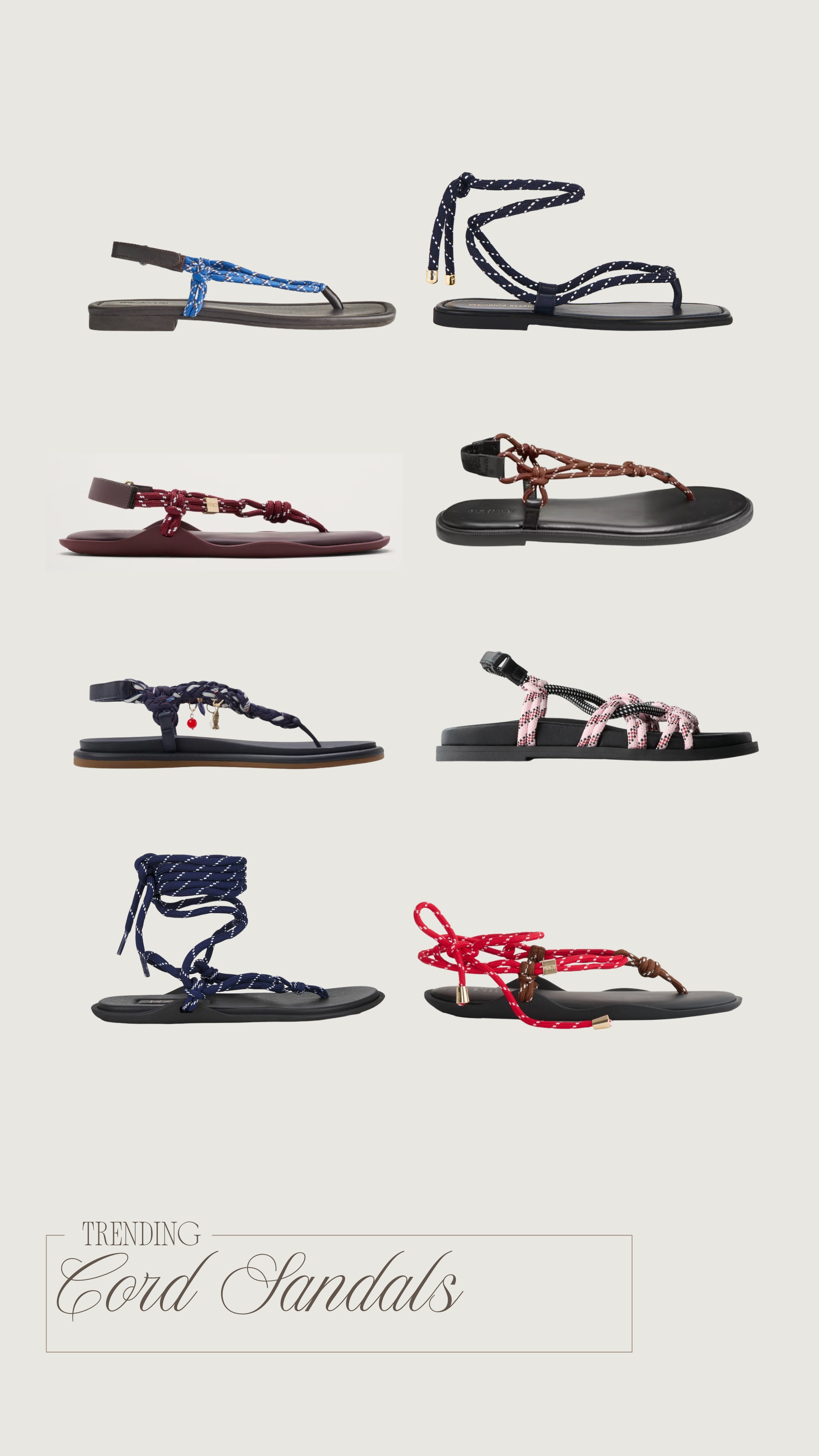 Trending for spring! Paracord sandals!

Spring sandals, spring trends 

 #LTKootd #LTKSeasonal