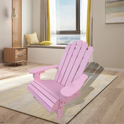 Outdoor Or Indoor Wood Children Adirondack Chair | Wayfair North America