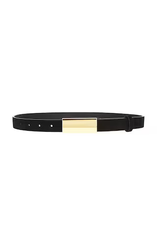 BLACK SUEDE STUDIO City Belt in Black & Gold from Revolve.com | Revolve Clothing (Global)