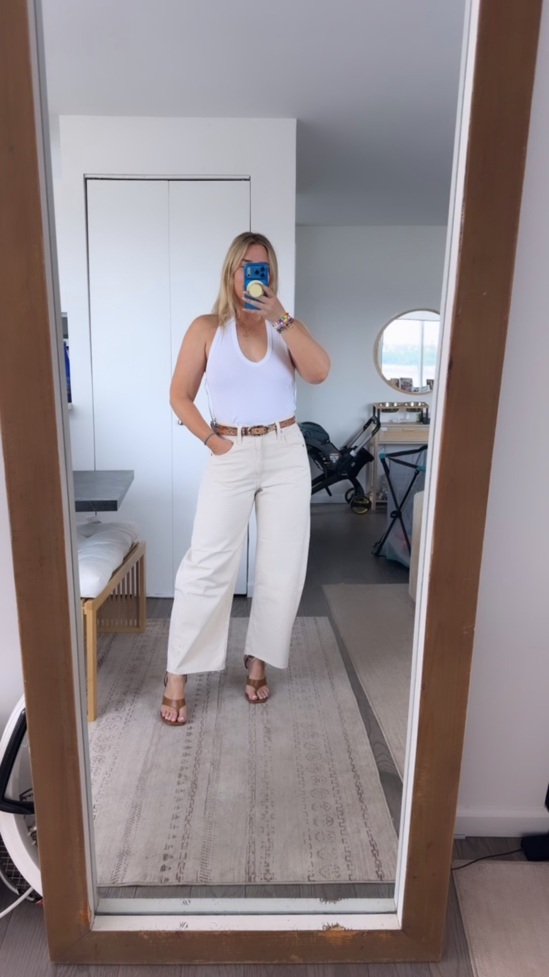The perfect summer white denim look — daily edit cover from Found by Em