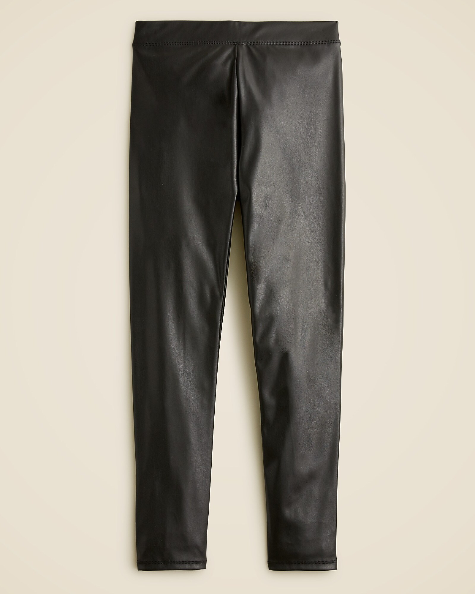 Girls' faux-leather leggings | J. Crew US