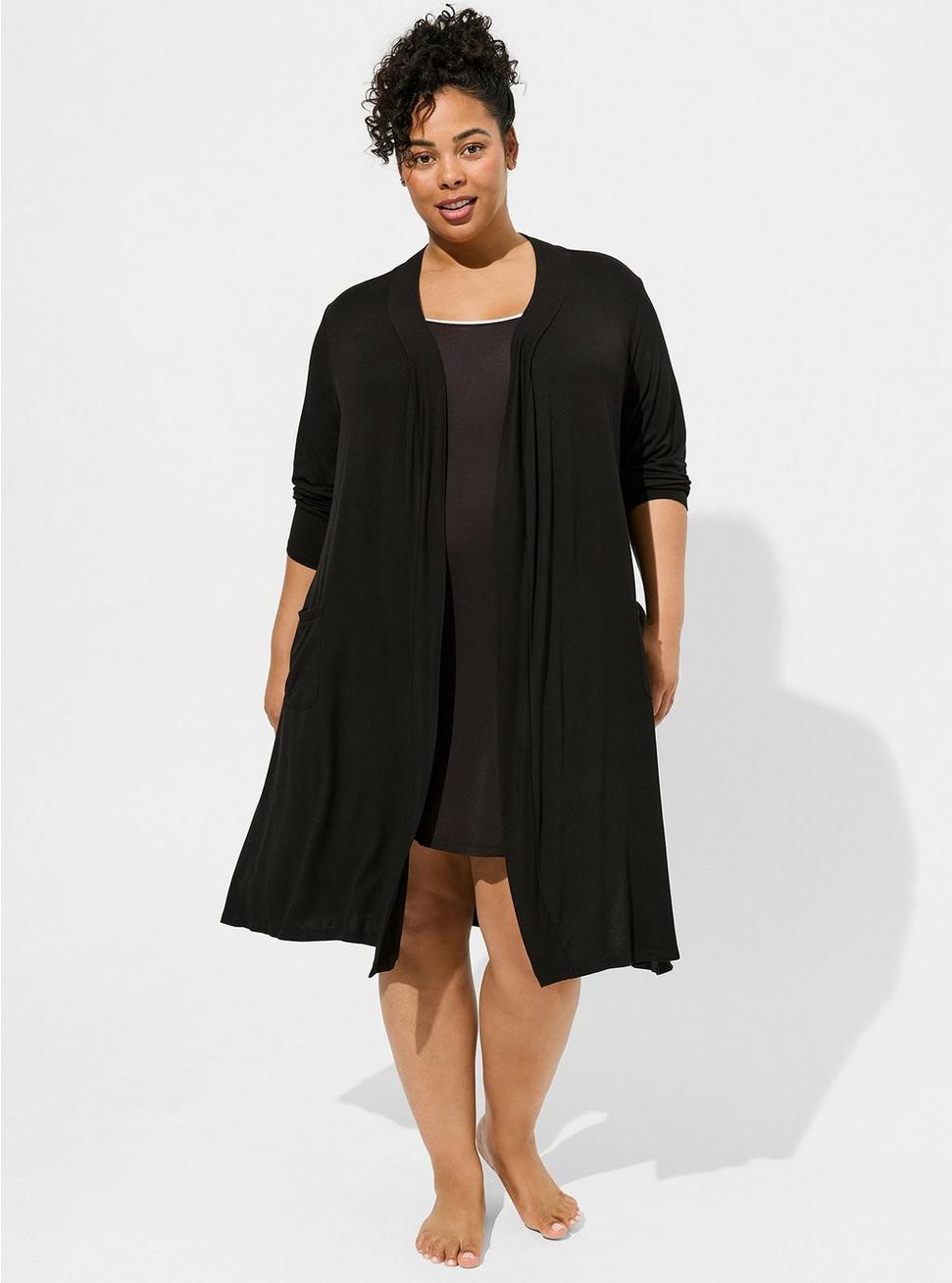 Super Soft Plush Lounge Robe | Torrid (US & Canada)