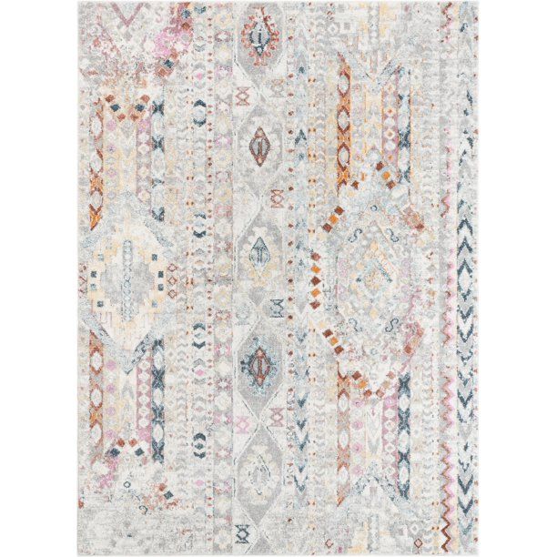 Well Woven Rodeo Otero Bohemian Ivory Colored Aztec 7'10"x9'10" Area Rug - Walmart.com | Walmart (US)