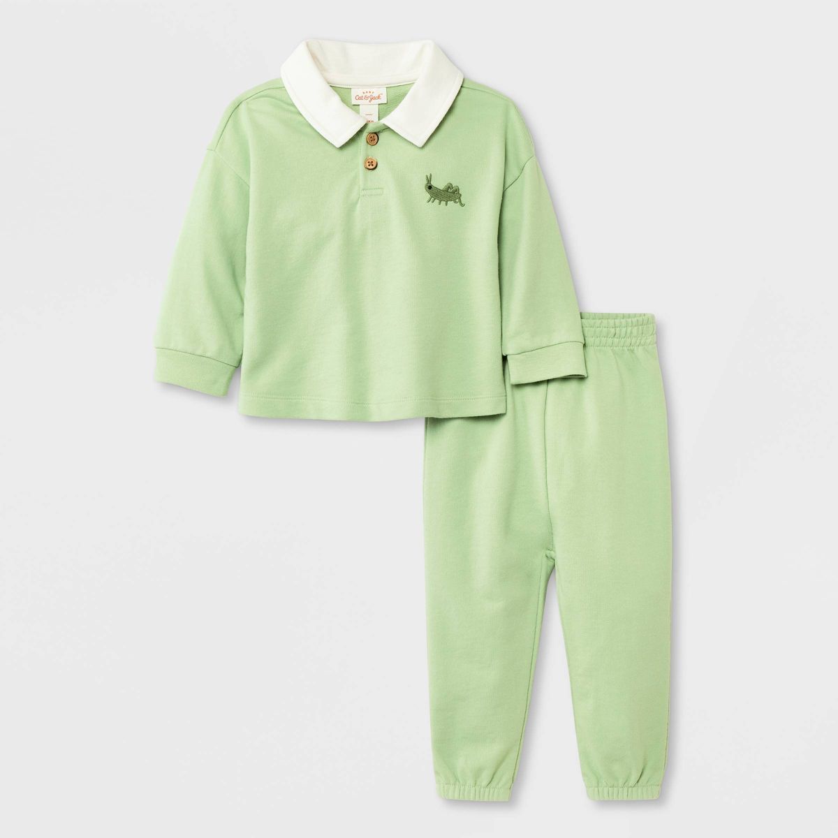 Baby French Terry Bunny Graphic Streetwear Top & Bottom Set - Cat & Jack™ | Target