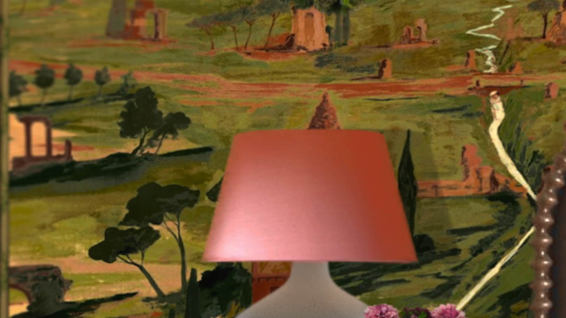 An modern elegant bedroom designed by us  that features rich materials, the story-telling wallpapers, a moody color palette , soft velvet and faux fur. #bedroom #Christmasdecor #homedecor

#LTKGiftGuide #LTKHome #LTKHoliday